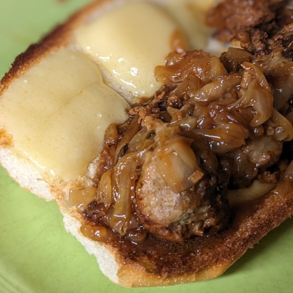 French Onion Meatball Sandwiches (or: How to Wear the Scent of the Season)