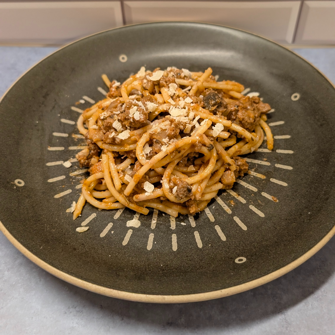 Weeknight Meat Sauce (or: Im-pasta Syndrome)